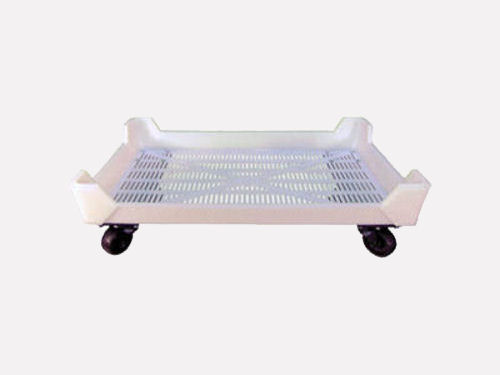 white tray dolly 4 pack